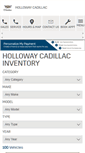 Mobile Screenshot of hollowaycadillac.com